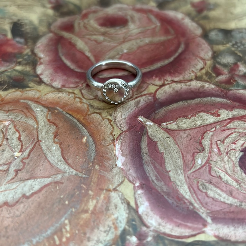 Coach Heart Ring (size 6)